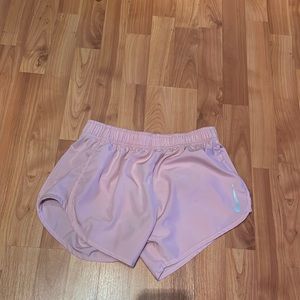 Pink Nike Dry Fir shorts
